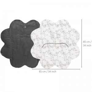 Paturica Floare imprimata (85 x 85 cm) - Wallaboo